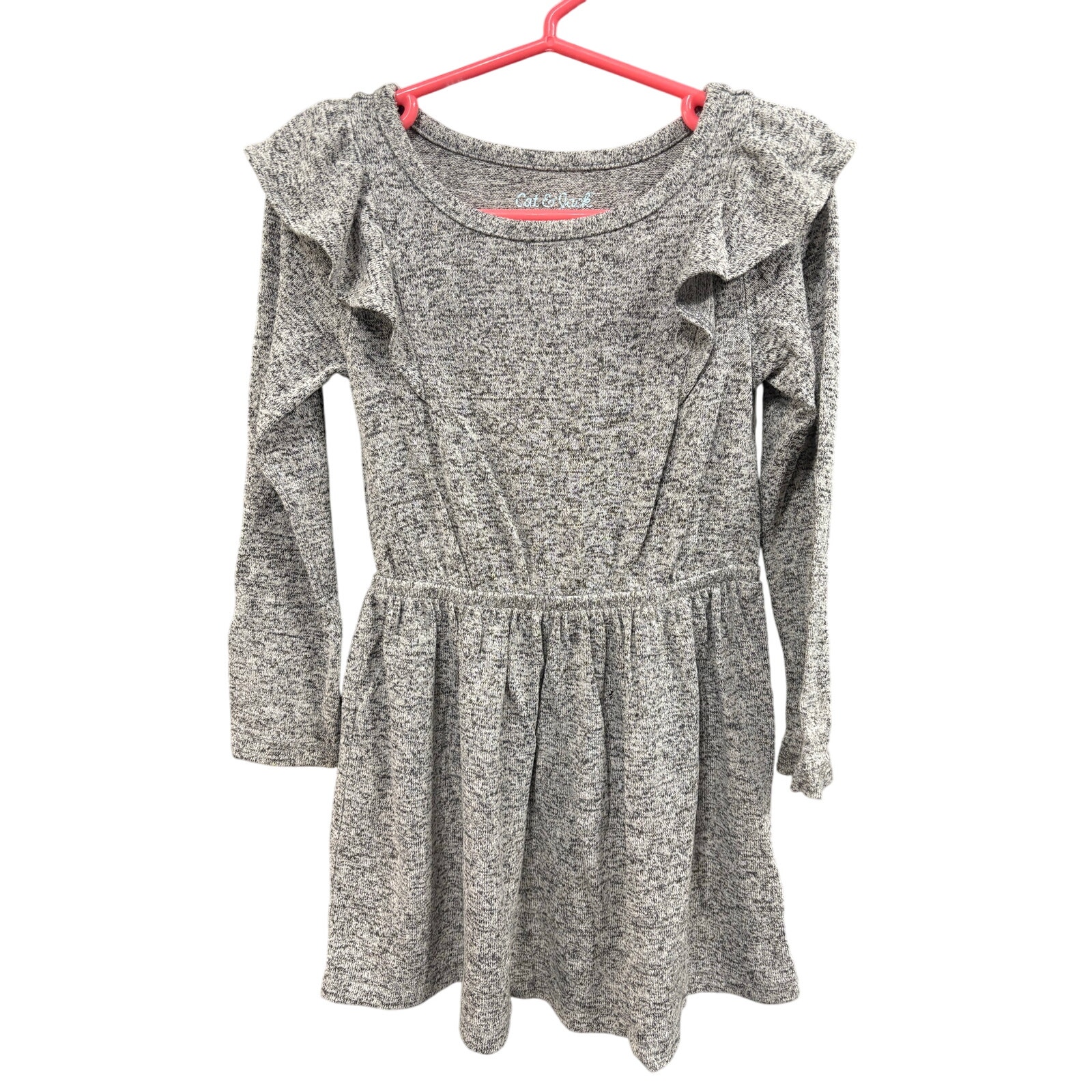 $4 - Gray LS Dress - Cat & Jack - 3T
