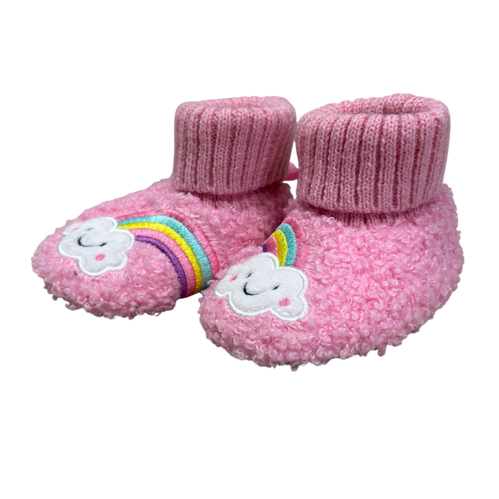 $3 - Pink Rainbow Slippers - Wonder Nation - 2