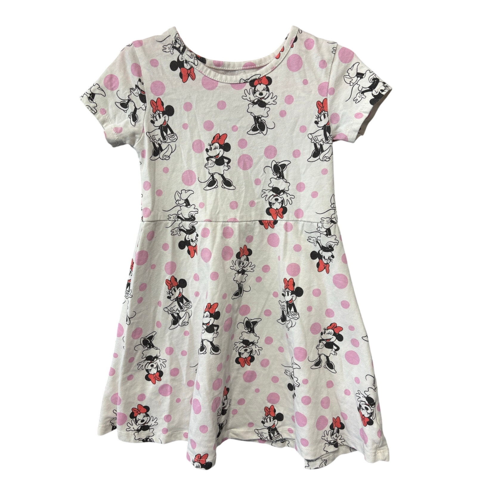 $5 - Classic Minnie Mouse Dress - Disney - 4T