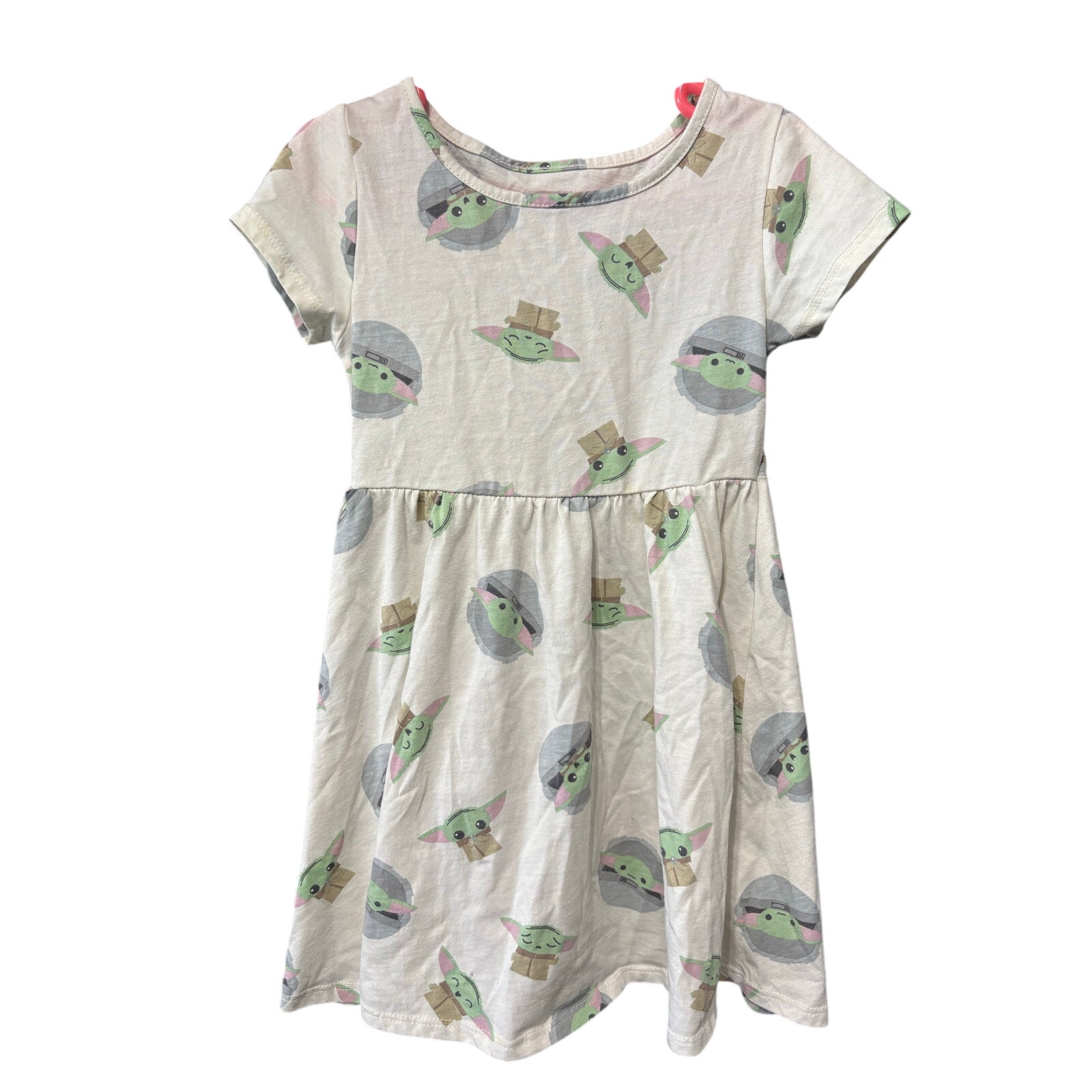$5 - Baby Yoda The Mandalorian Dress - Star Wars - 4T