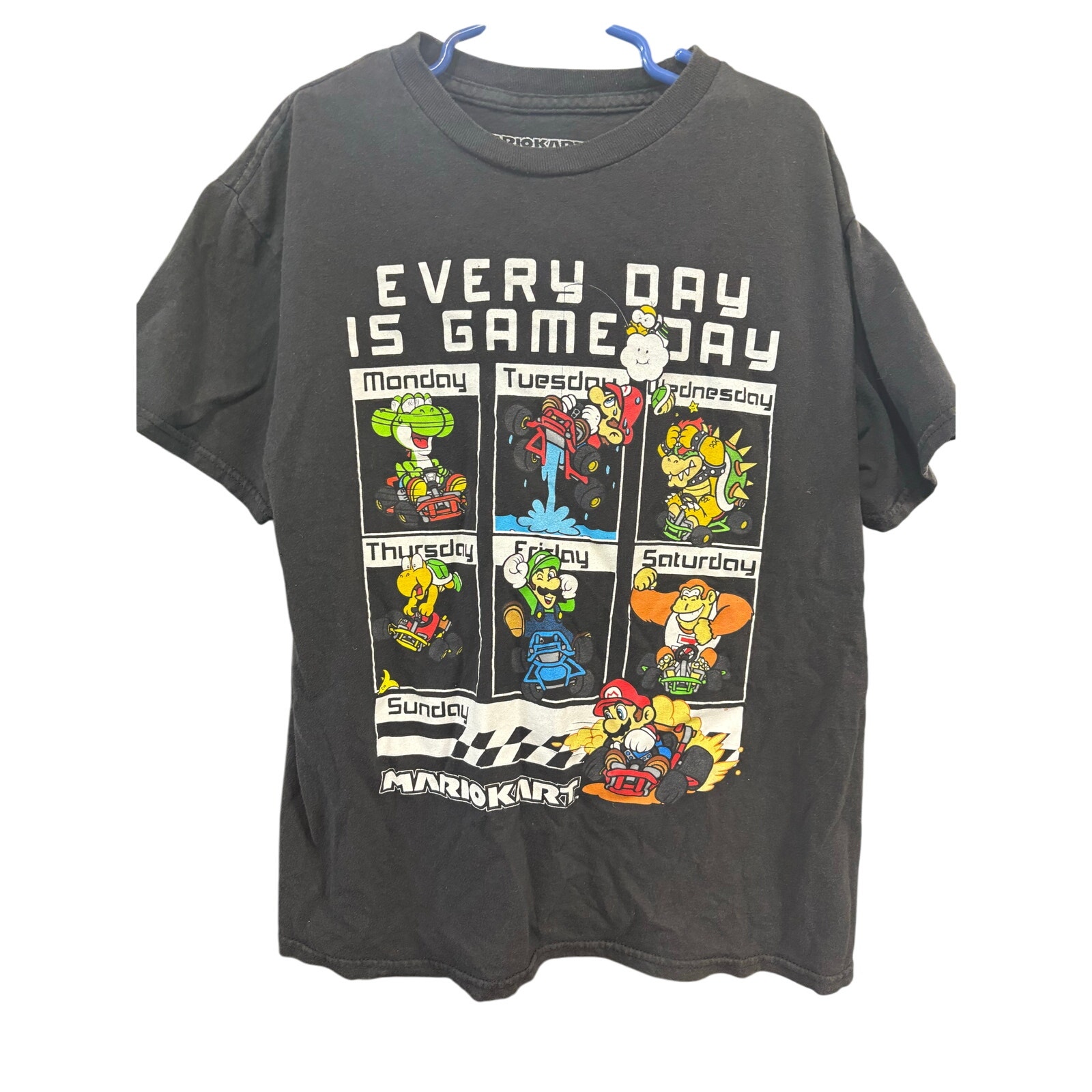 $5 - Black Mario Kart SS - Nintendo - S