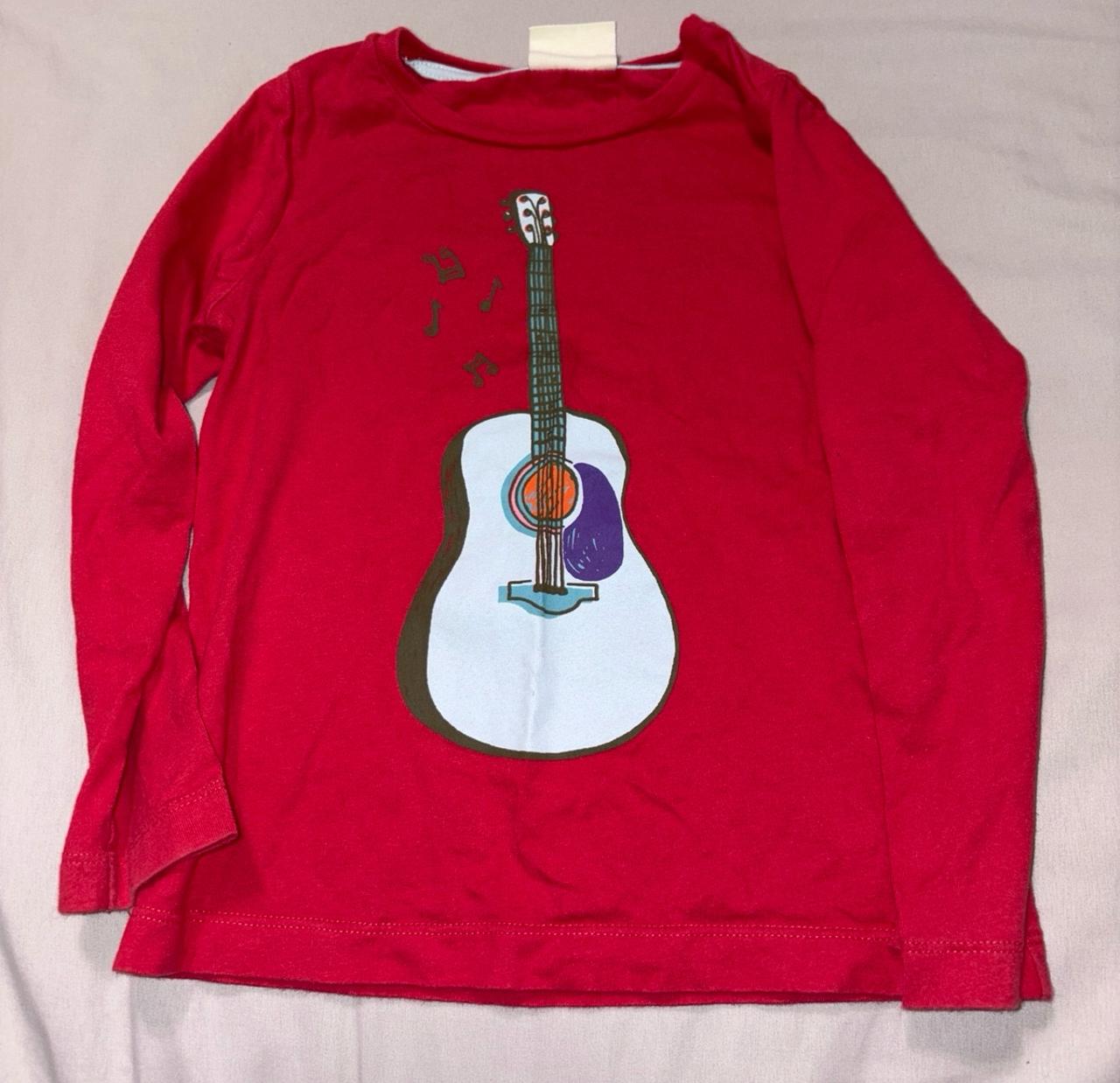 $10.29 - Mini Boden 2-3 year guitar long sleeve