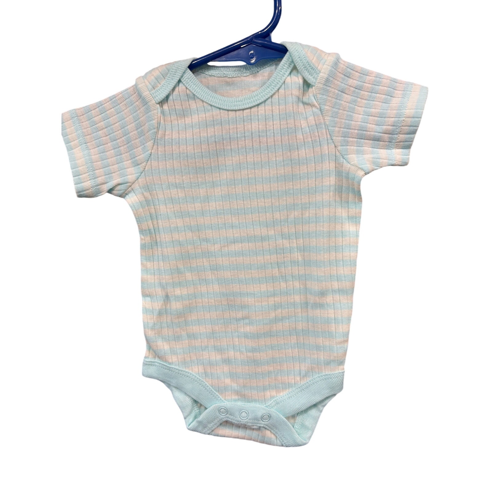 $1 - Blue and White Striped Onesie - Member's Mark - NB