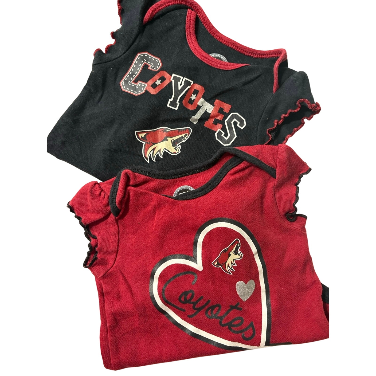 $3 - Arizona Coyotes Onesie Bundle - NHL - 3/6mo