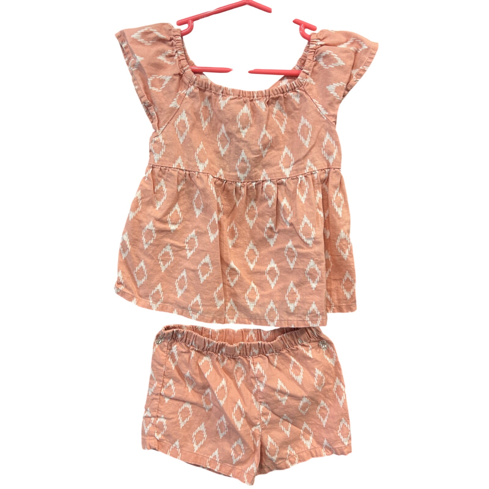 $5 - Pink Patterned Set - Carter's - 5T