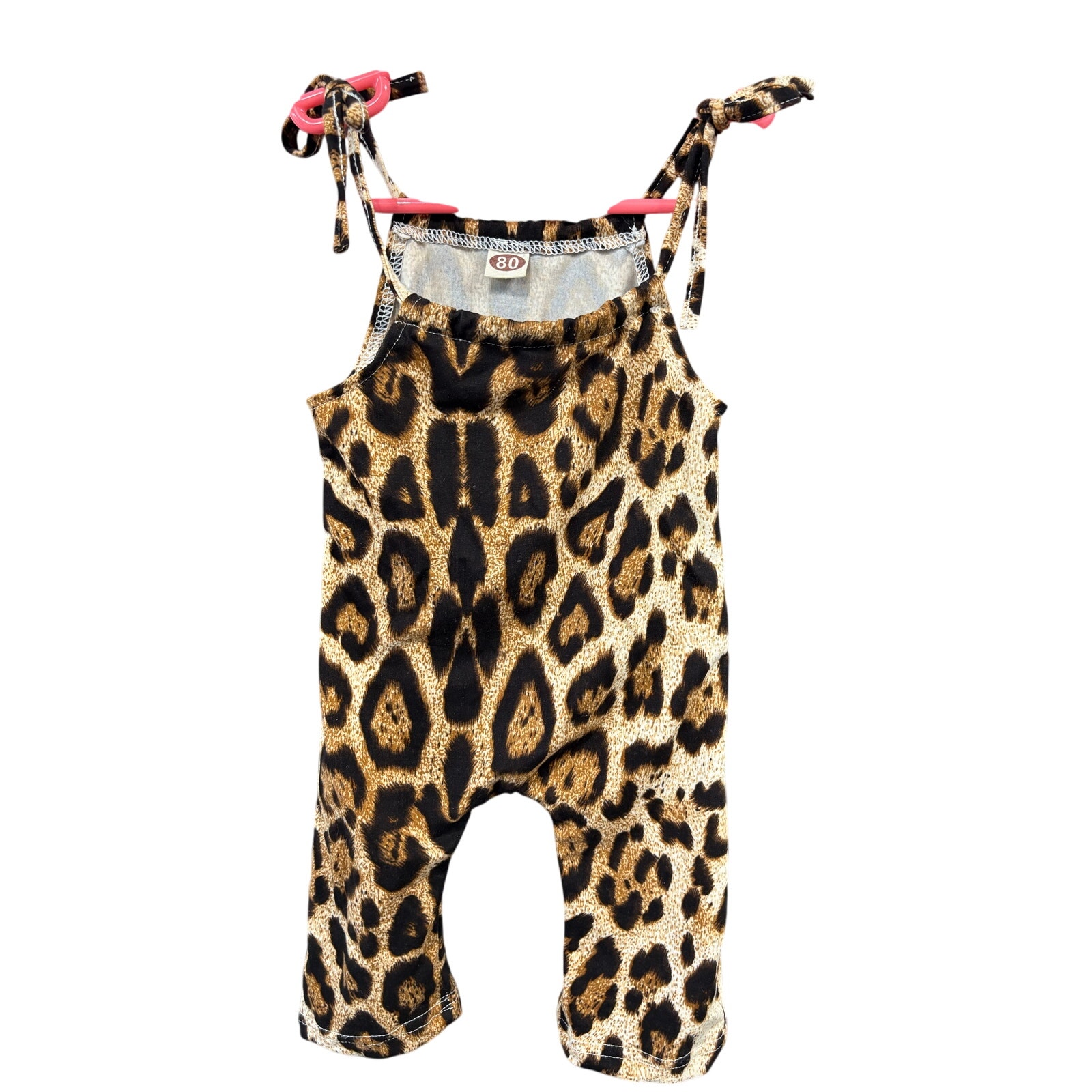 $2 - Sleeveless Leopard Jumper - 9-12mo