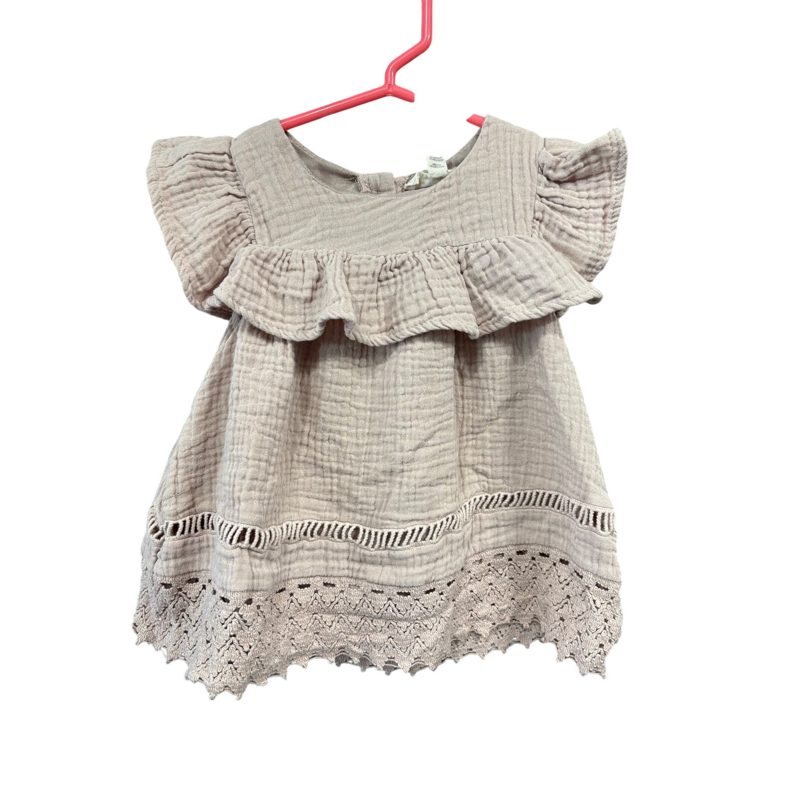 $2 - Beige Blouse - Jessica Simpson - 12mo