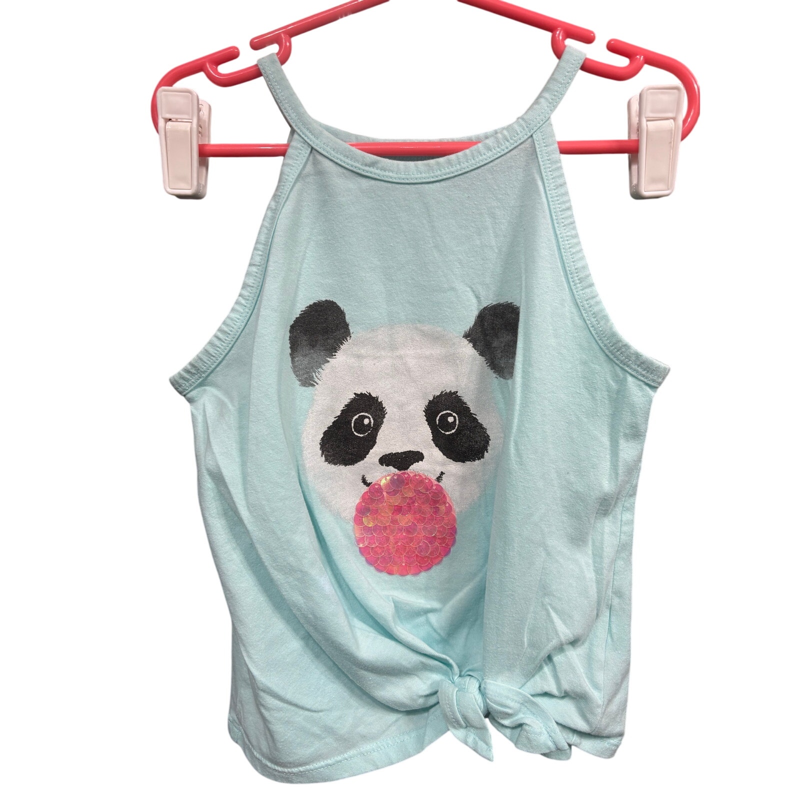 $2 - Blue Panda Bubblegum Tank - Wonder Nation - S (6-6X)