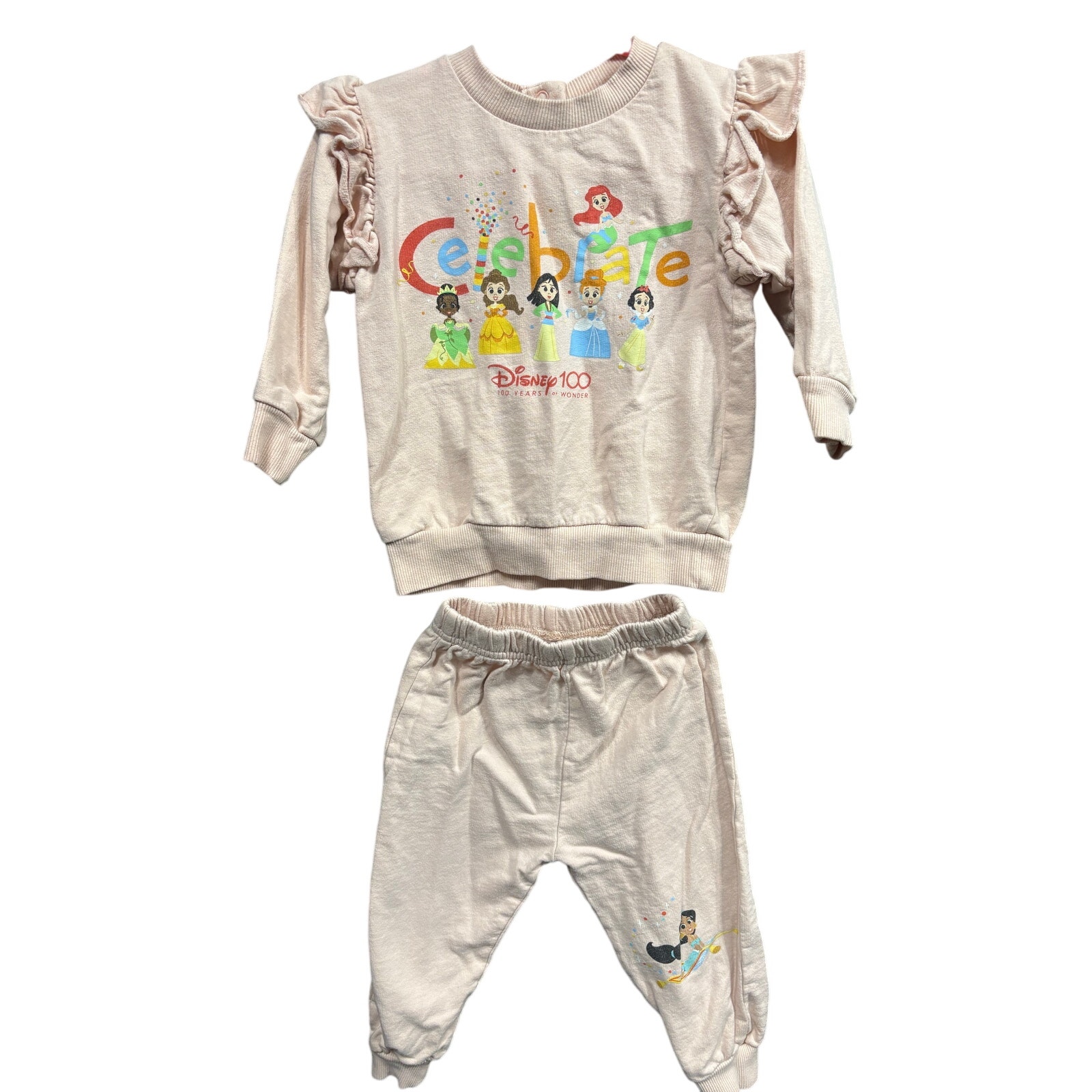 $7 - "Celebrate" Disney 100 Sweatsuit - Disney - 12mo