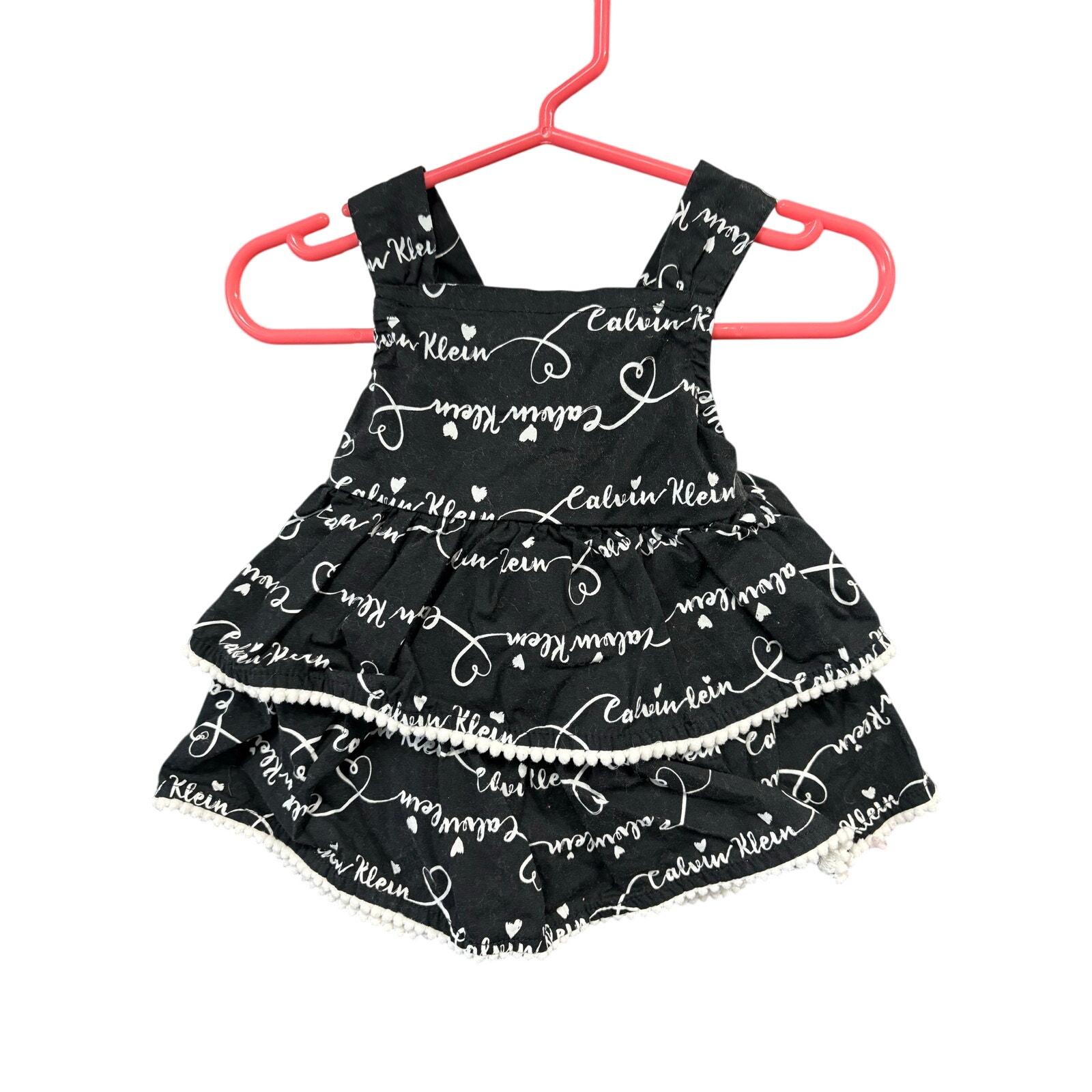 $5 - Black and White Dress - Calvin Klein - 12mo