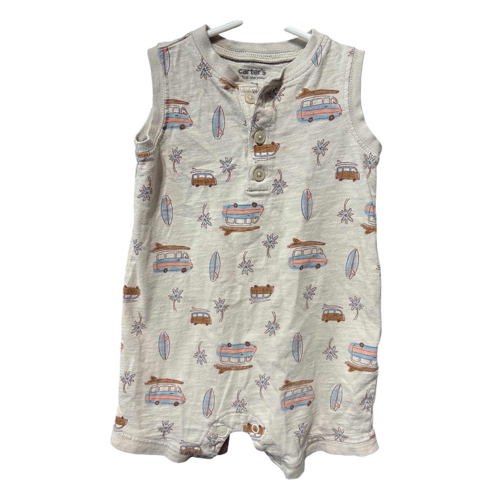 $3 - Vacay Themed Romper - Carter's - 12mo