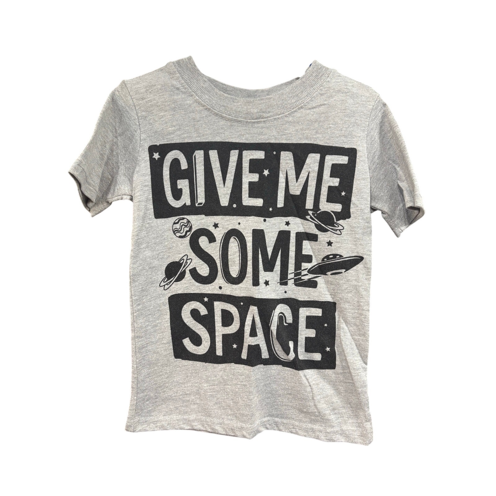 $3 - Gray "Give me some space" SS - Revolution - XS (4/5)