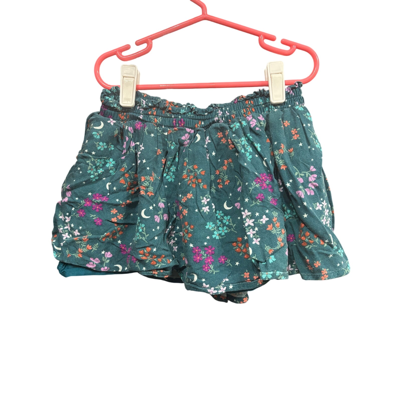 $3 - Green Floral Skirt - Jumping Beans - 6