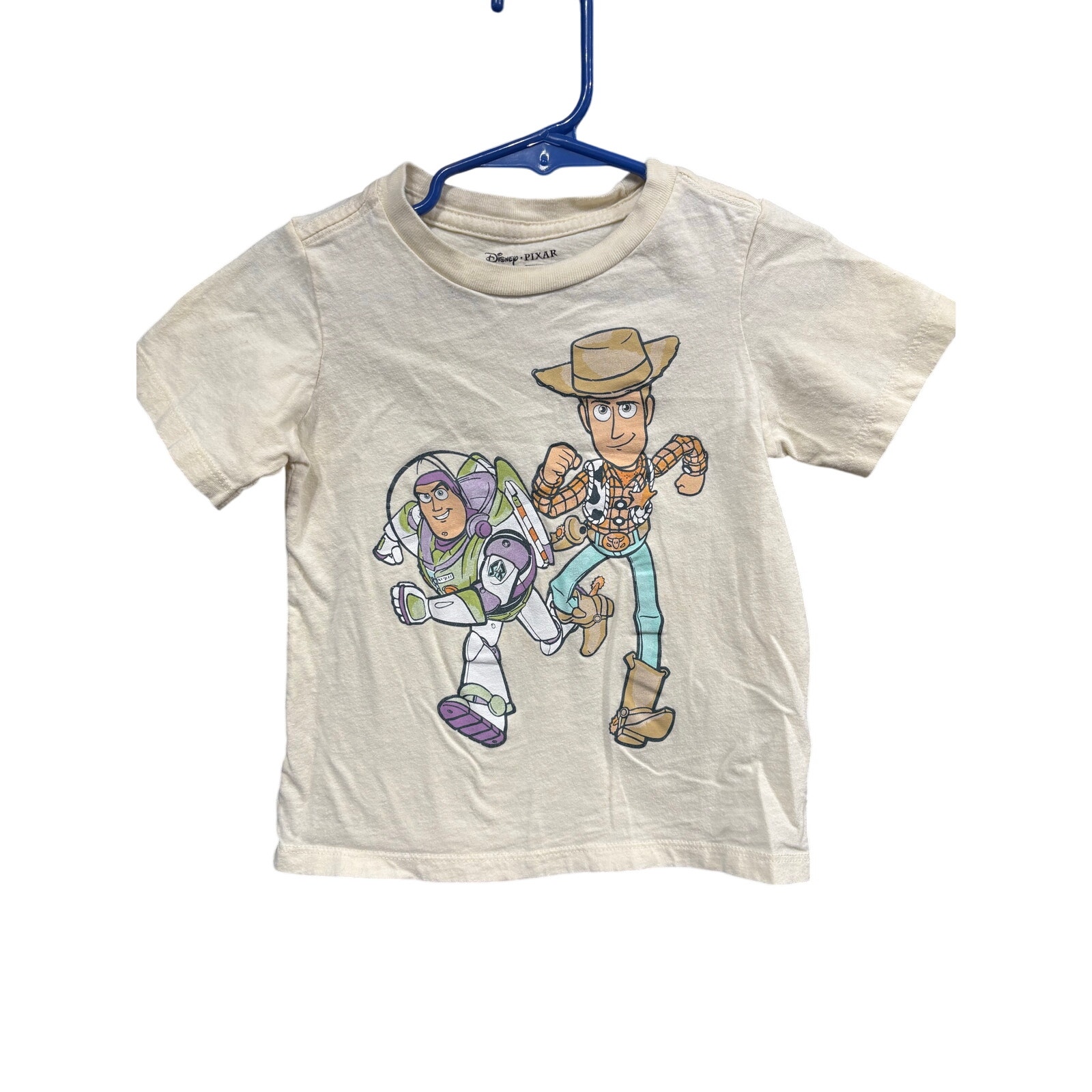 $4 - Cream Toy Story SS - Disney - 3T