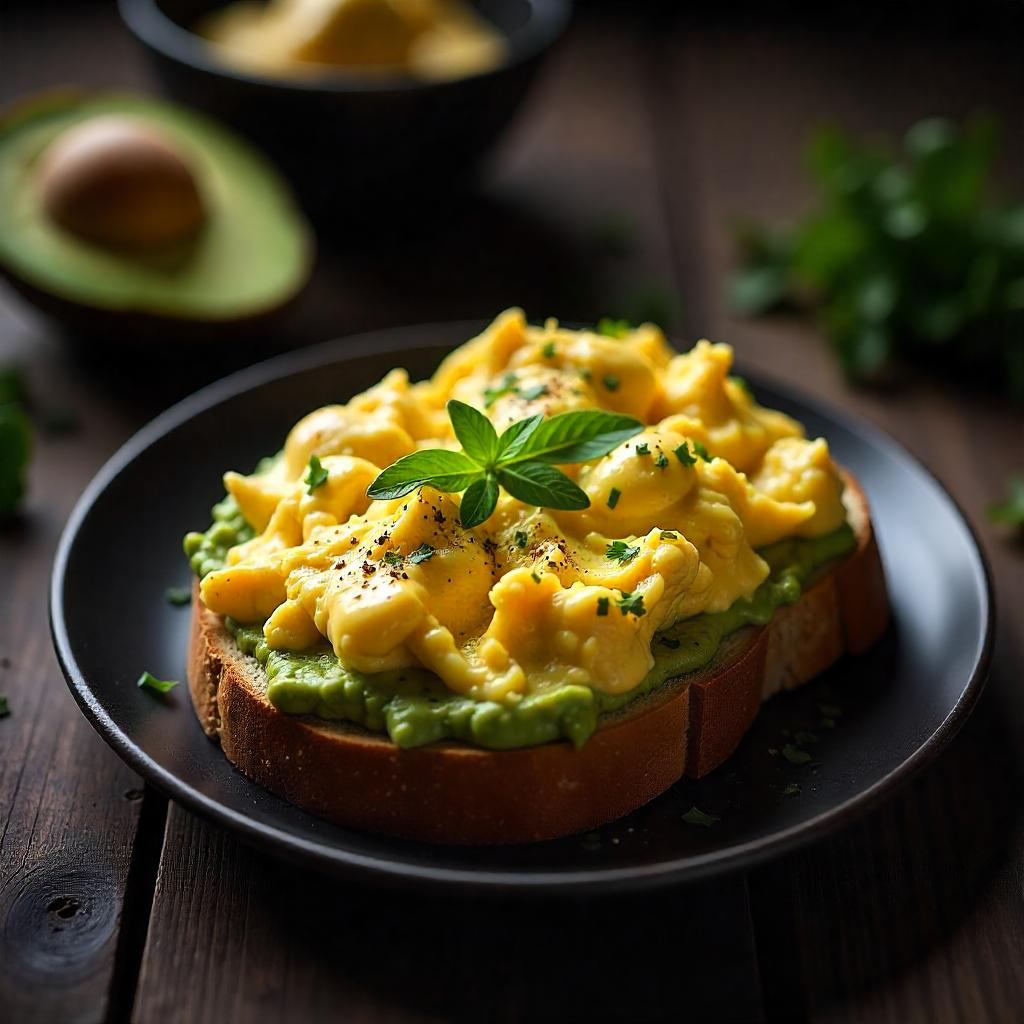 Receta de Tostada de Aguacate 