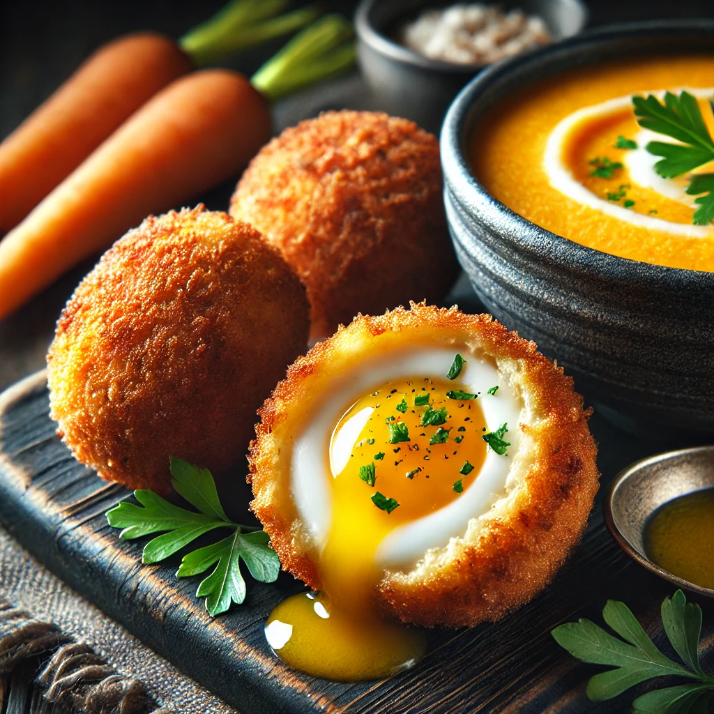 Receta de Huevos Tontos: Croquetas de Huevo con Queso
