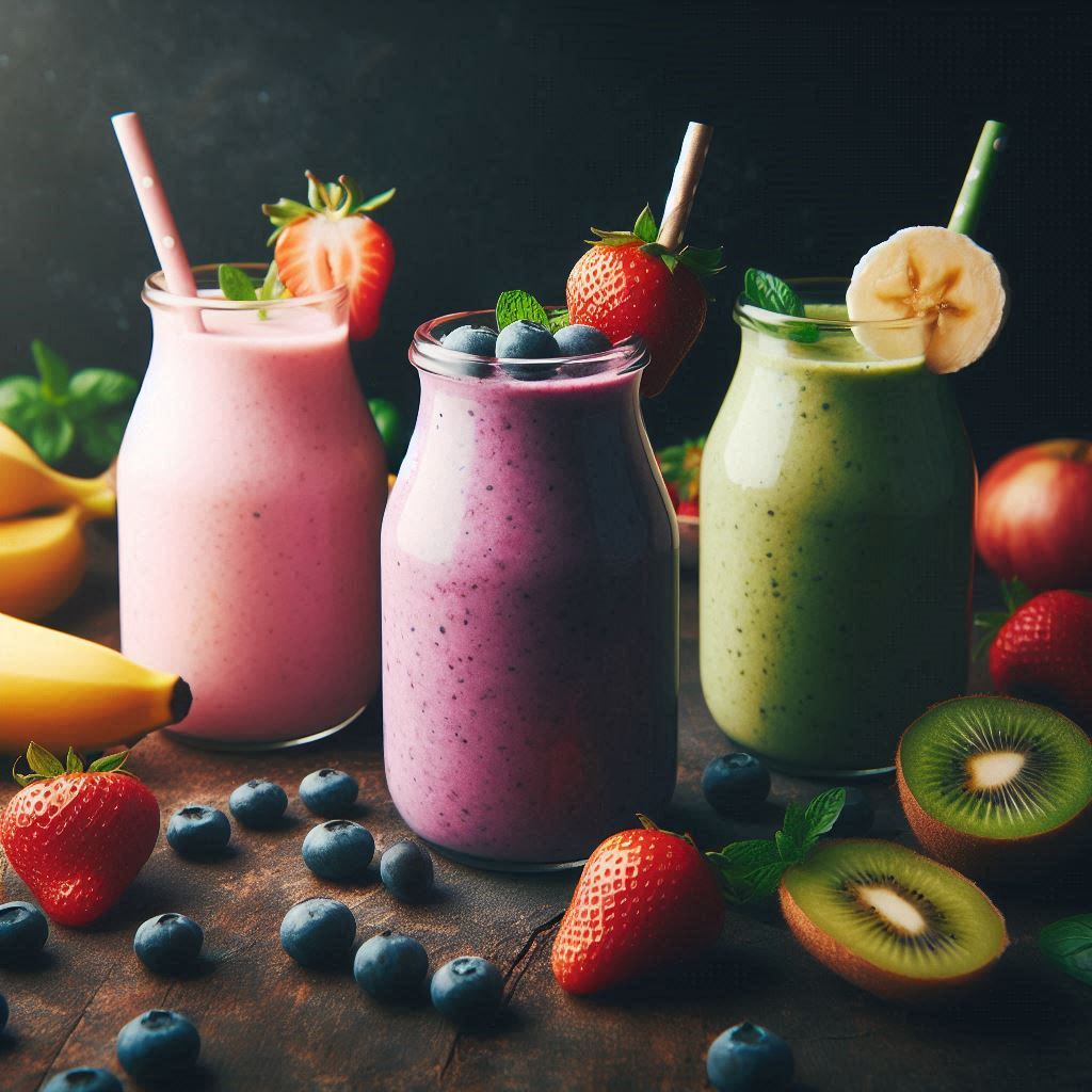 Receta de Smoothies de Frutas Congeladas 