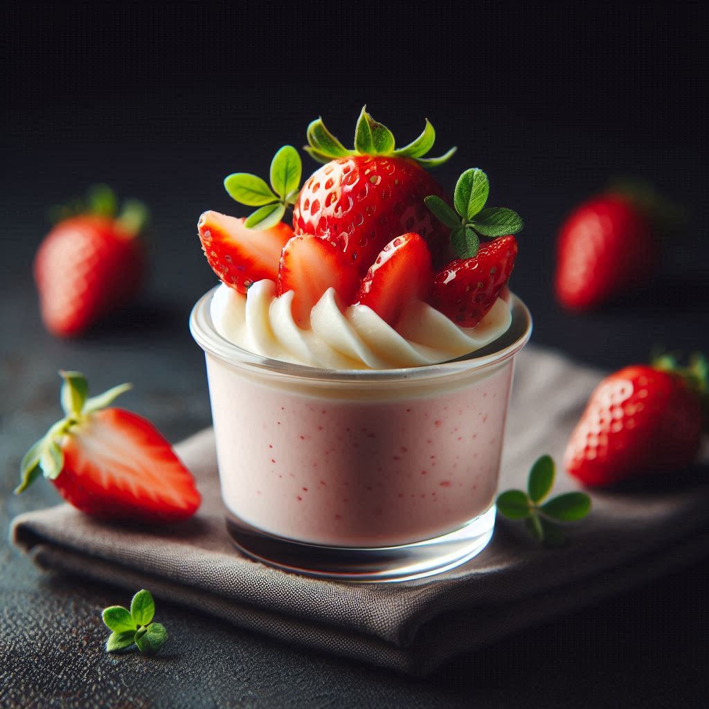 Receta de Petit Suisse de Fresa Casero