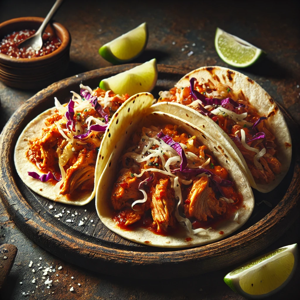 Receta de Tacos de Pollo hechos por @Cocinandomelavida