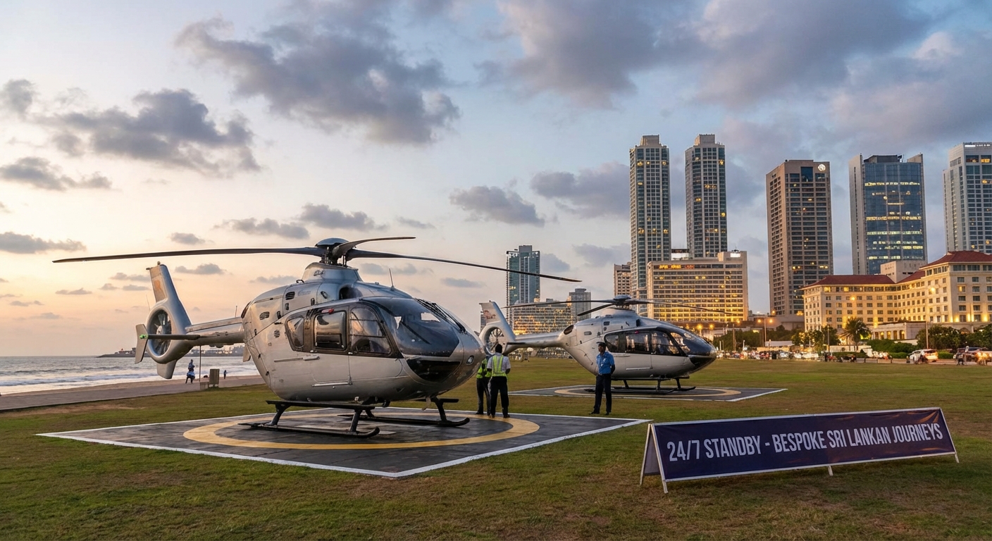 Exclusive luxury helicopter charter service