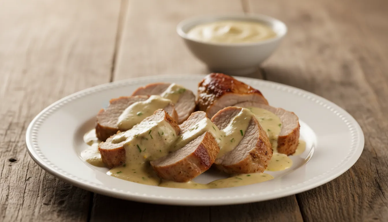 Polędwiczka w Sosie Chrzanowym