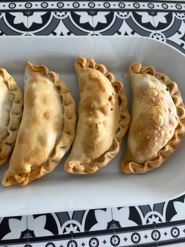 Empanadas de carne en freidora de aire