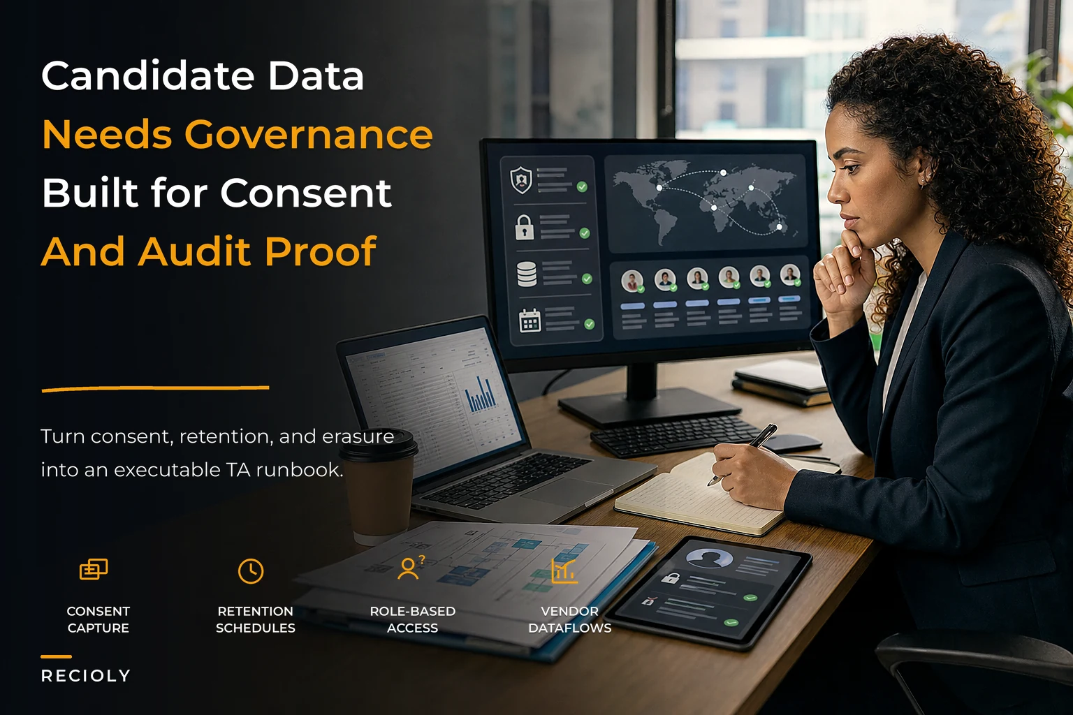 Candidate data governance runbook: consent templates, retention schedules, and cross-border hiring controls