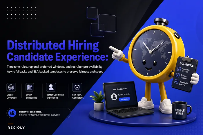 Distributed hiring candidate experience: timezone rules, recruiter pre-availability, and async fallbacks to keep fairness and speed