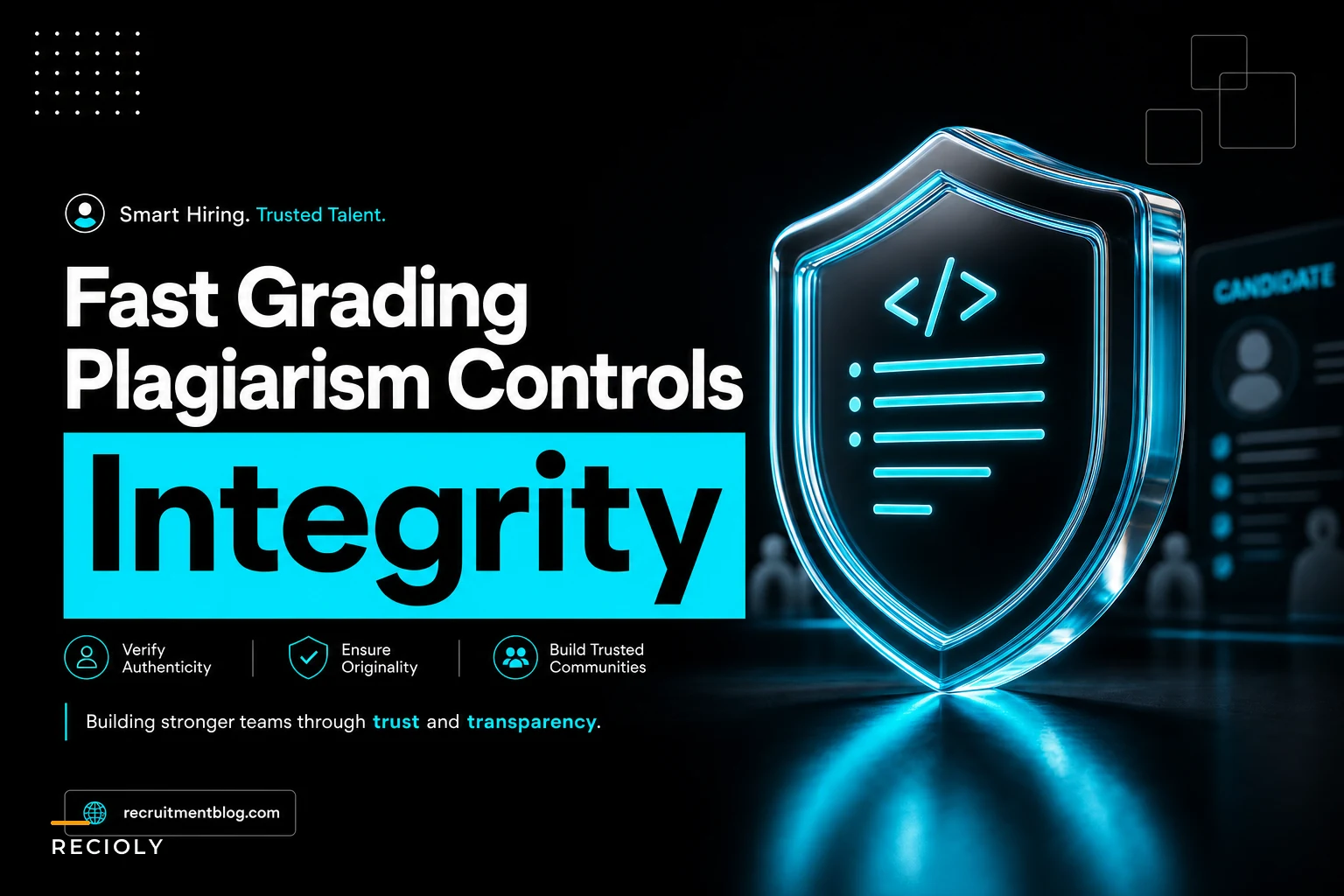 Fast grading and plagiarism controls for coding take-homes