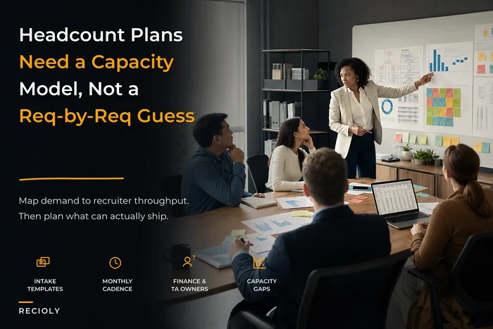 Map headcount to hiring capacity: a workforce-planning hiring architecture with intake templates and prioritization matrices