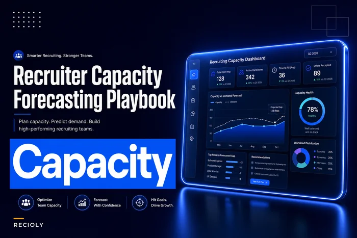 Recruiter capacity forecasting to keep pipelines steady: shift plans, buffers, and weekly early-warning dashboards