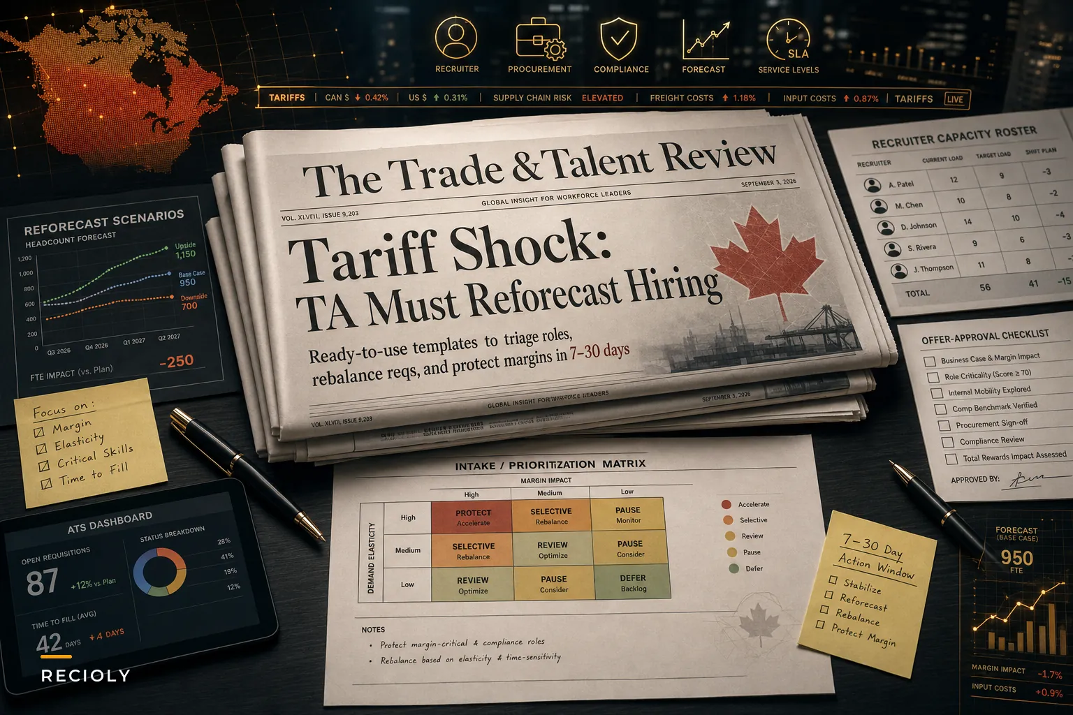 Responding to Canada's $20B Retaliatory Tariffs: How TA Should Reforecast Headcount and Prioritize Critical Roles