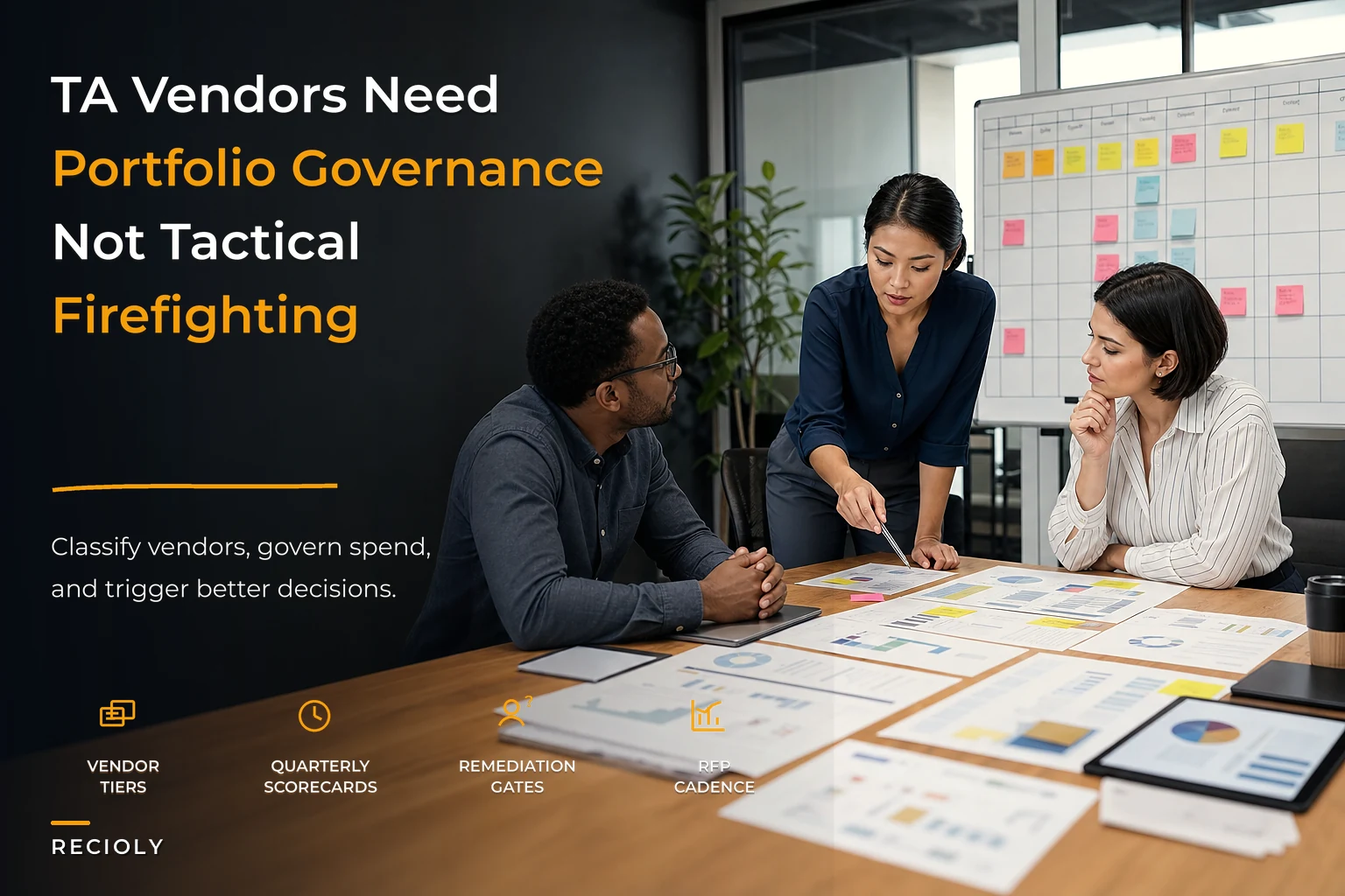 TA vendor portfolio architecture and governance