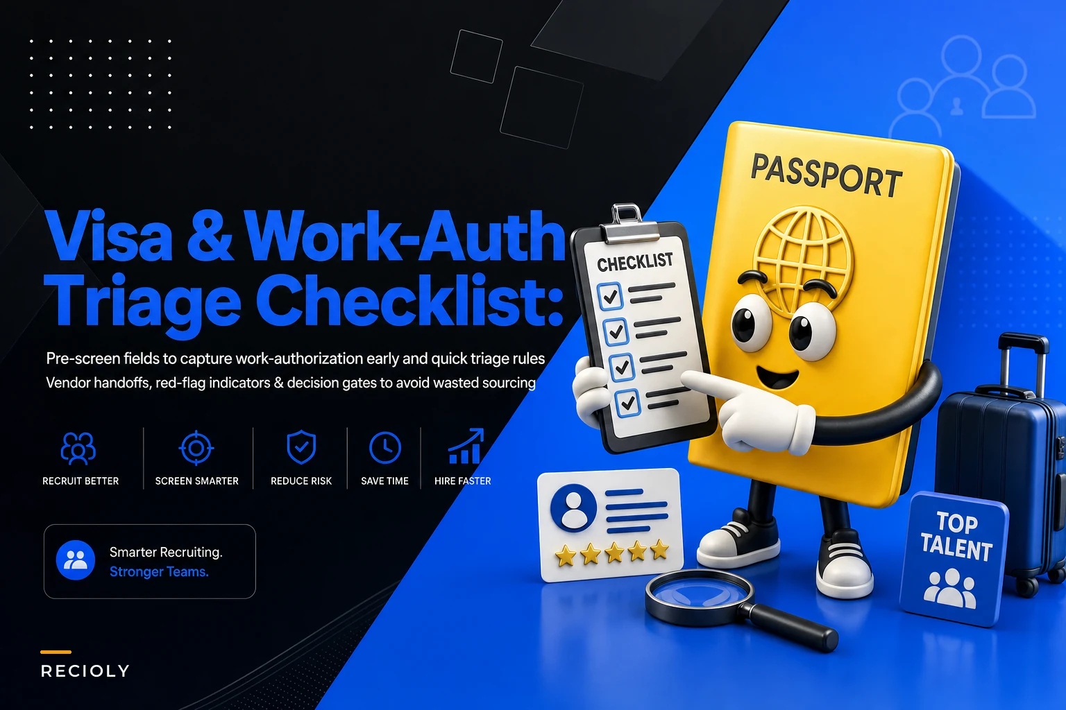 Visa and work-authorization triage checklist for global TA teams