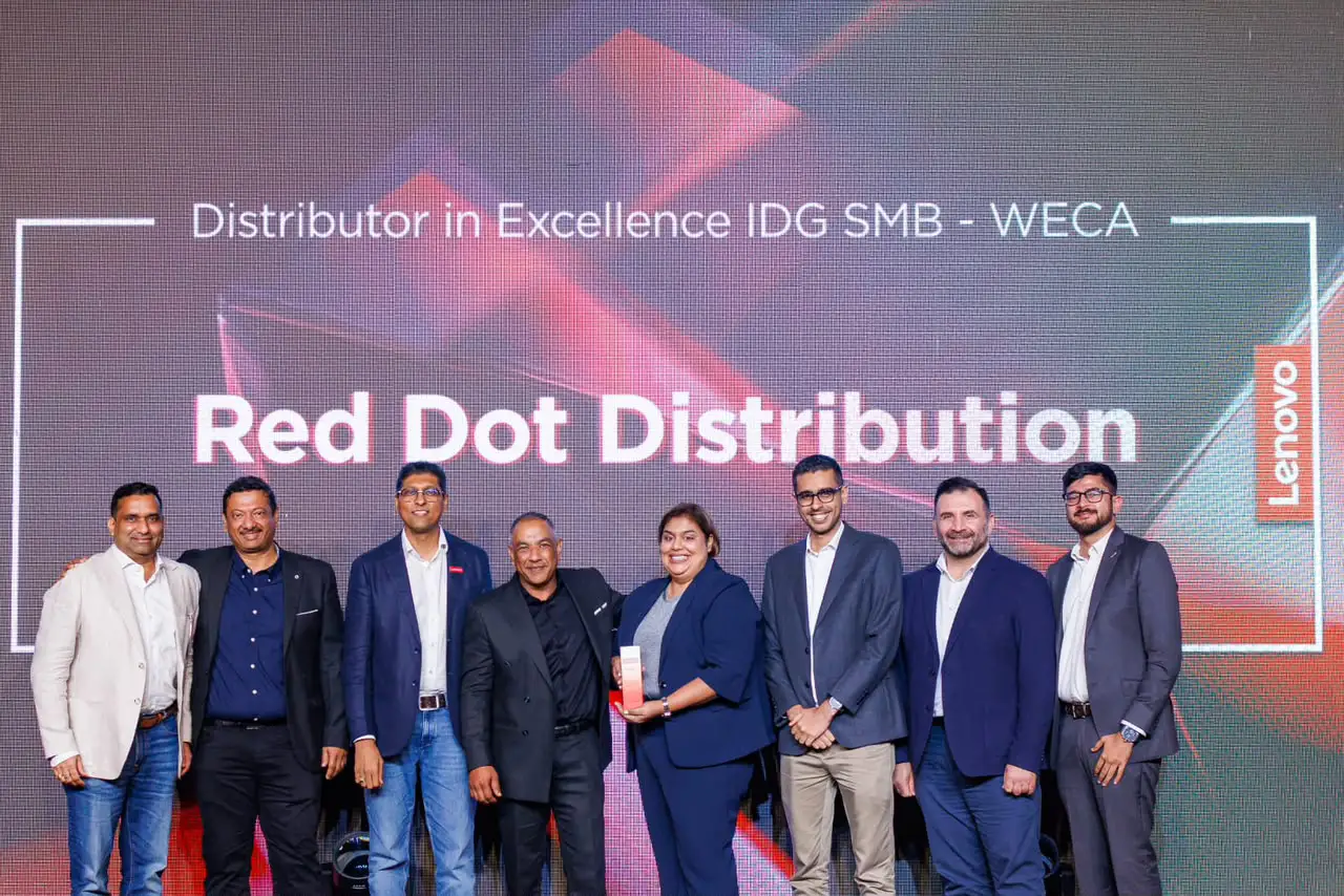 Red Dot Distribution Wins Distributor Excellence Award at the Lenovo Awards 2026
