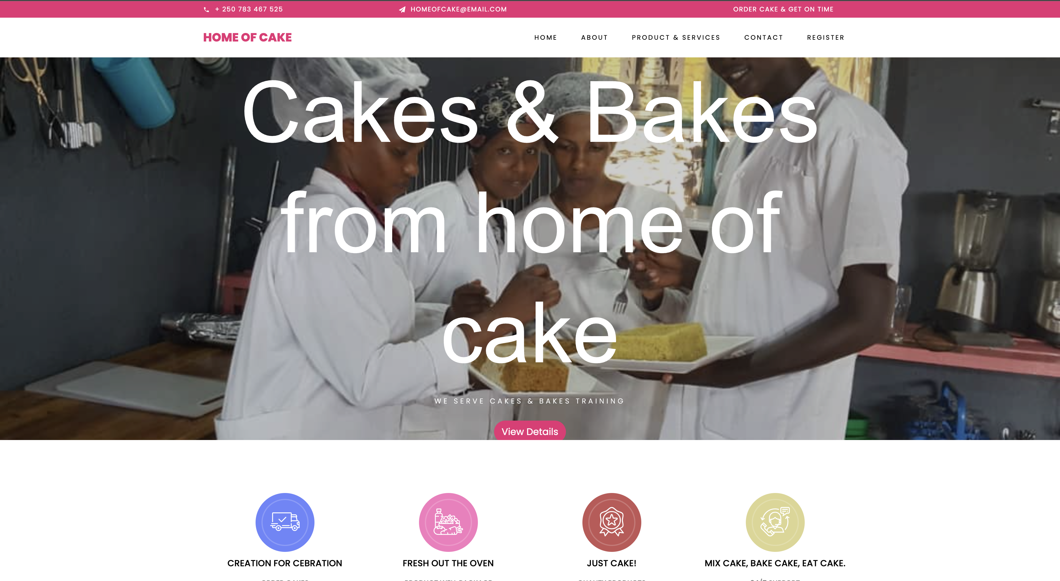 Home of Cakes - Project Image