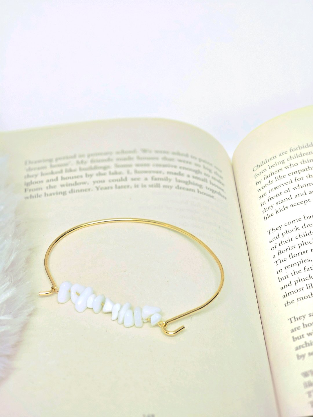 Gold Plated Contemporary Stackable Bracelet for women image 2