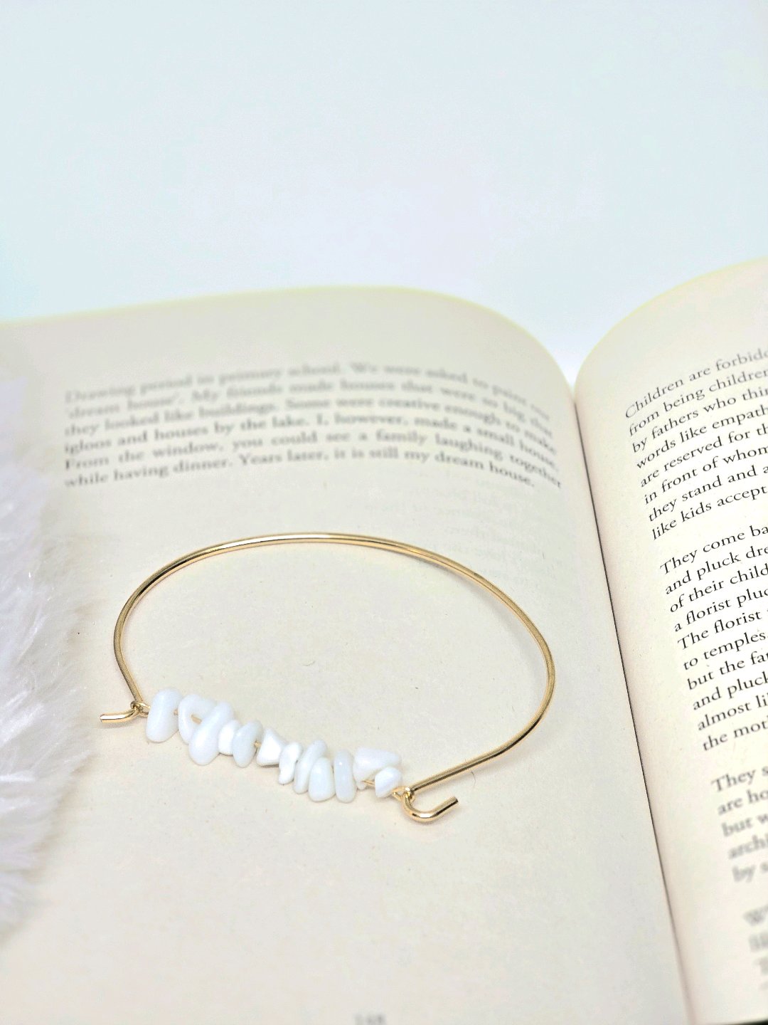 Gold Plated Contemporary Stackable Bracelet for women image 3