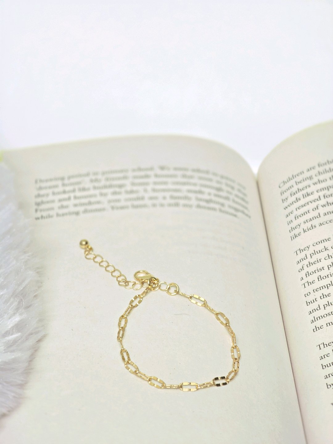 Gold Plated Contemporary Stackable Bracelet for women