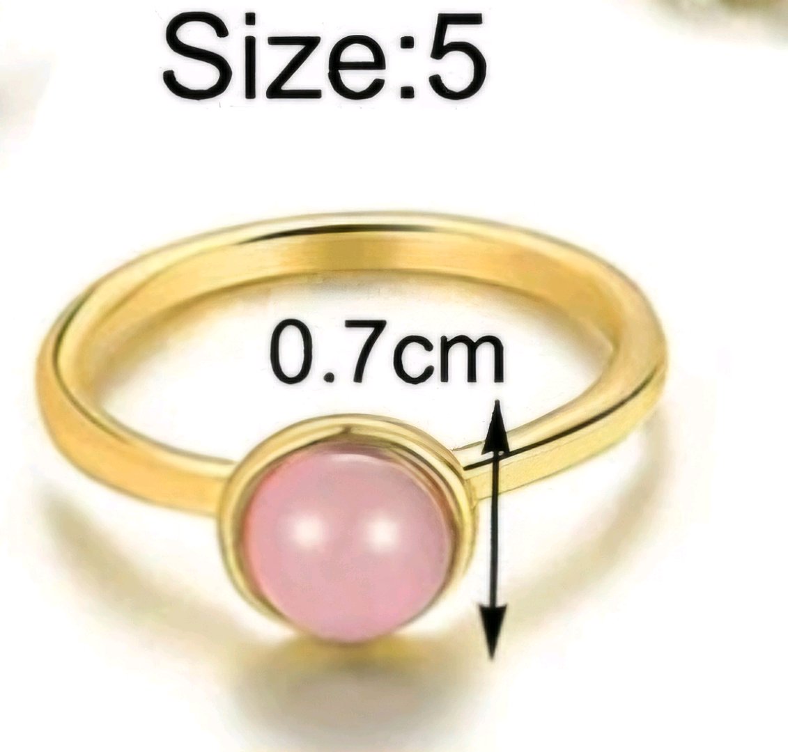 Gold Plated Stackable Rings For Women image 2
