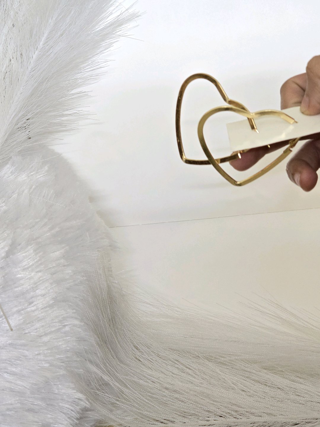 Golden Hearts loops earrings alternate