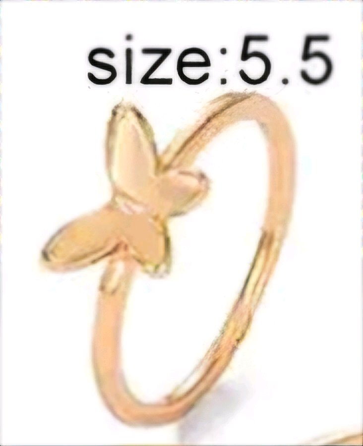Minimal Butterfly Ring image 2