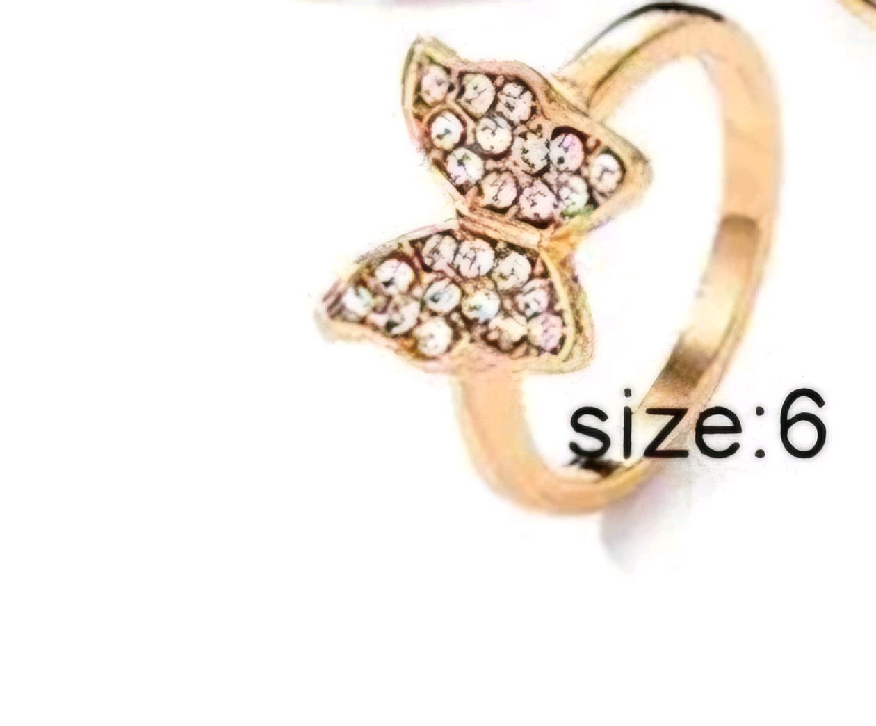Butterfly Glow Ring image 2