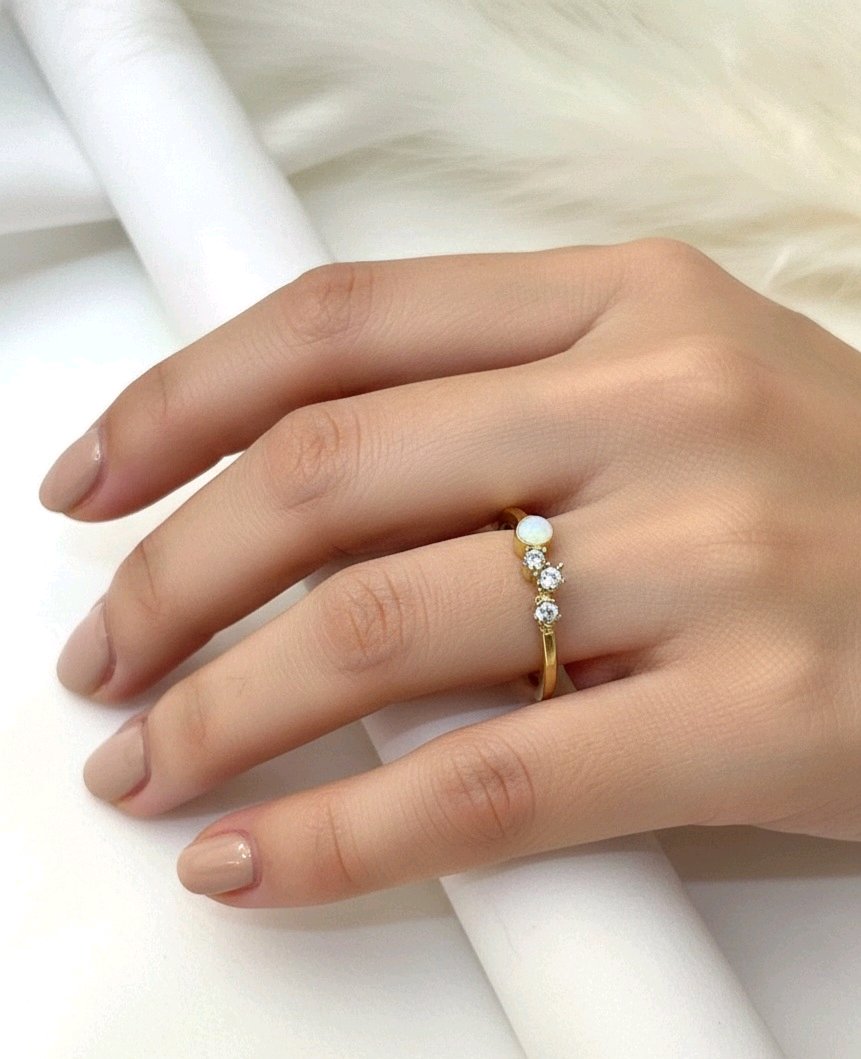 Opaline Whisper Ring image 2
