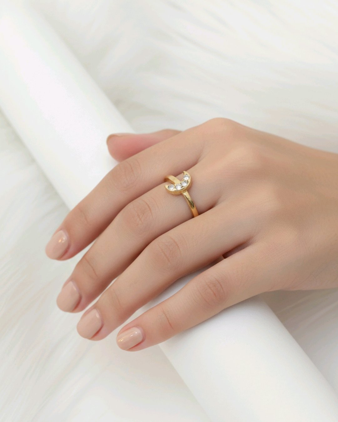 Crescent Glow Ring image 2
