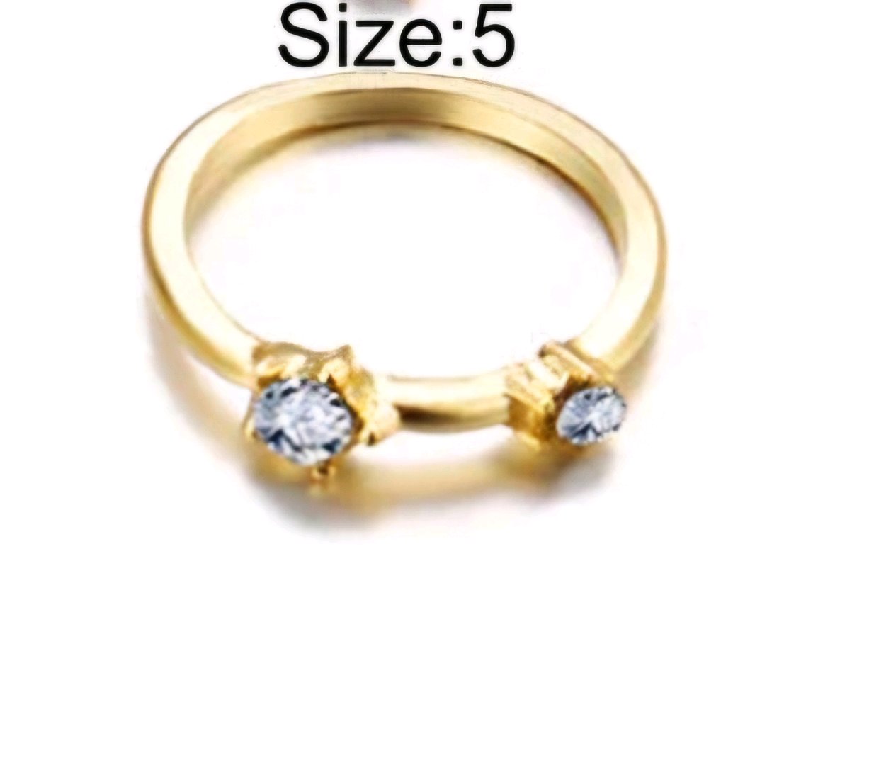 Dual Star Crystal Ring image 3