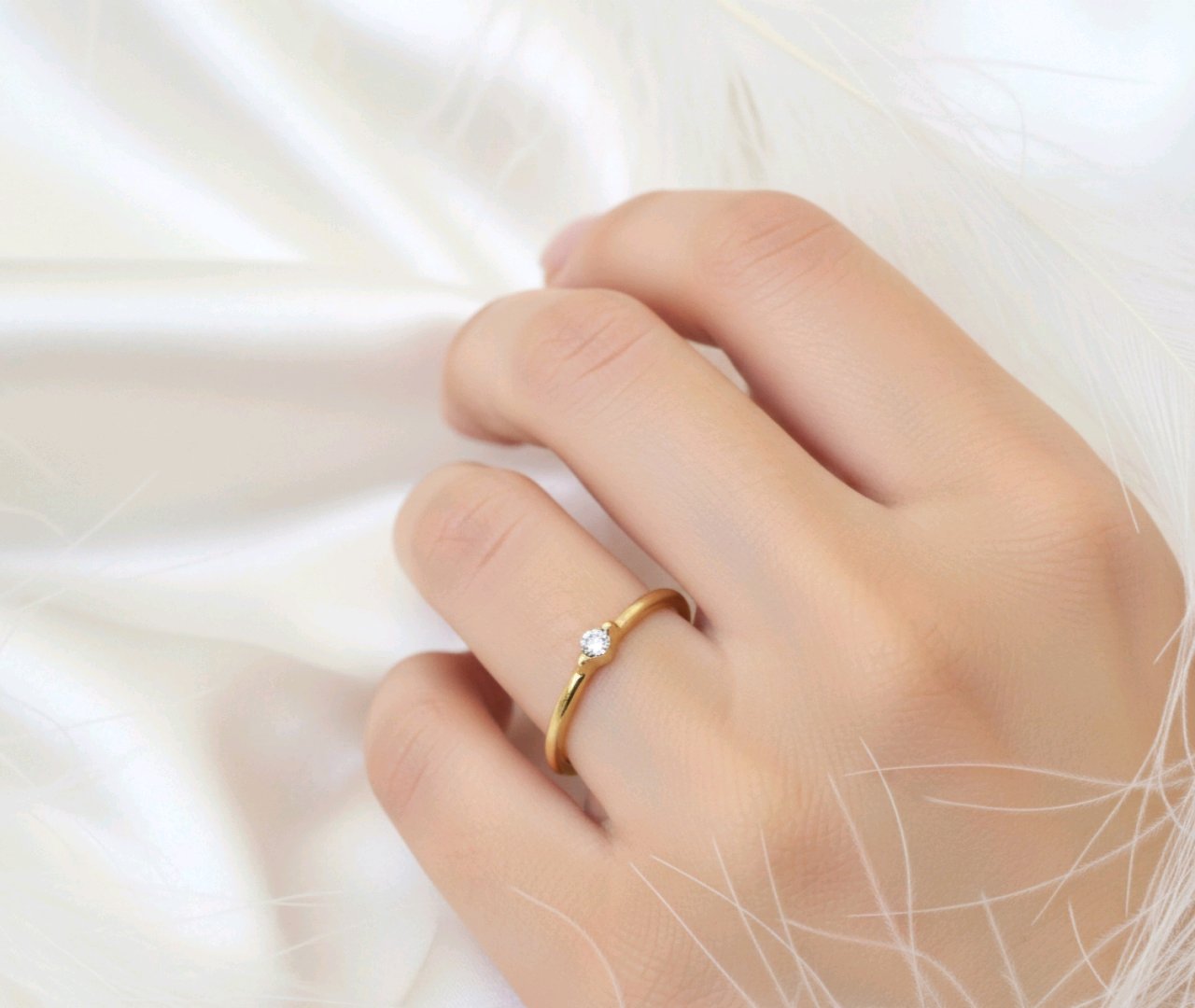 Elara Solitaire Ring image 2