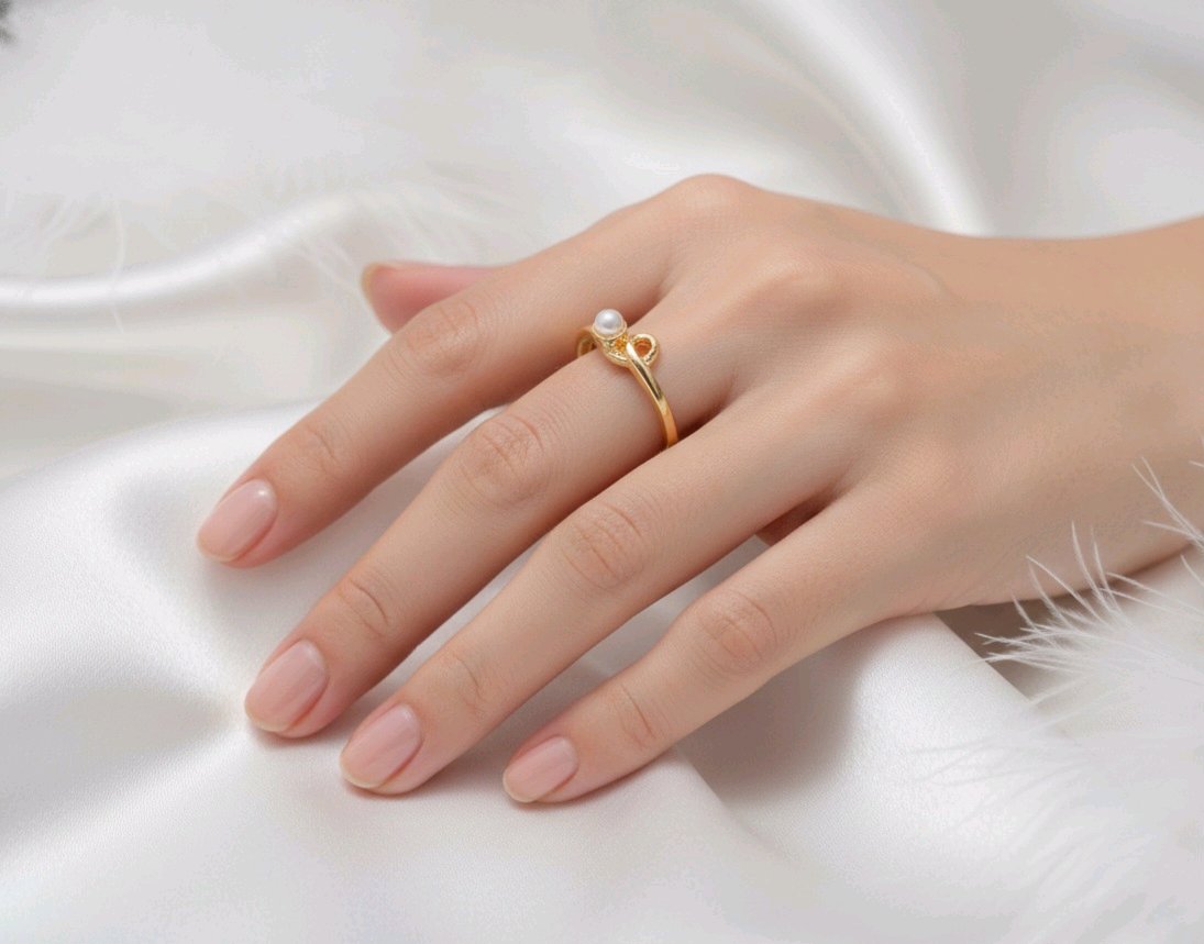 Pearl Loop Ring image 2