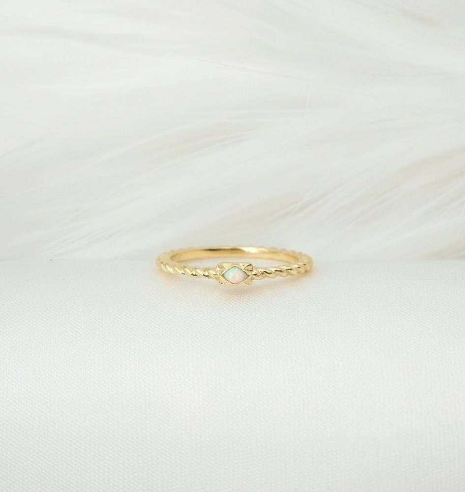Opal Twist Ring image 2