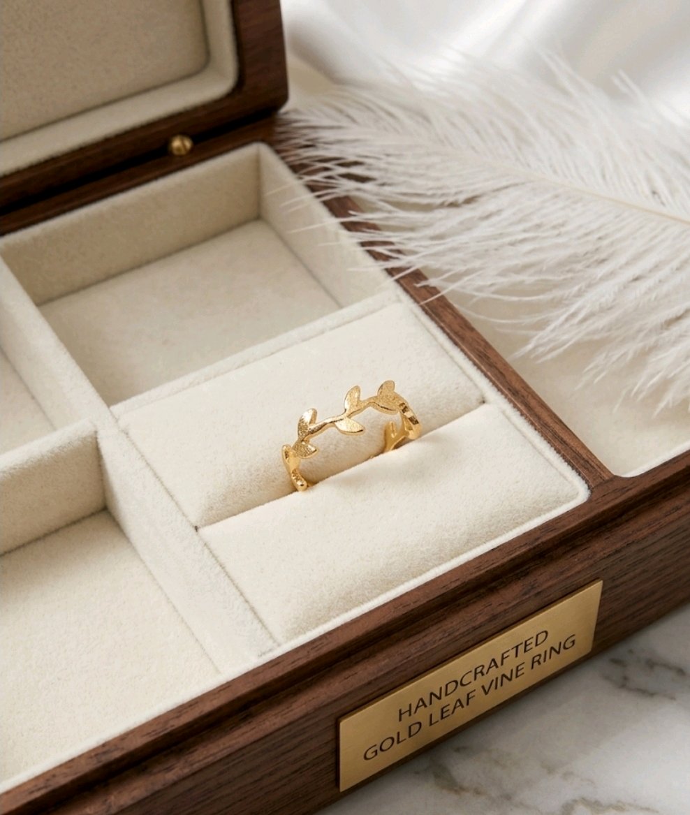Golden Vine Ring